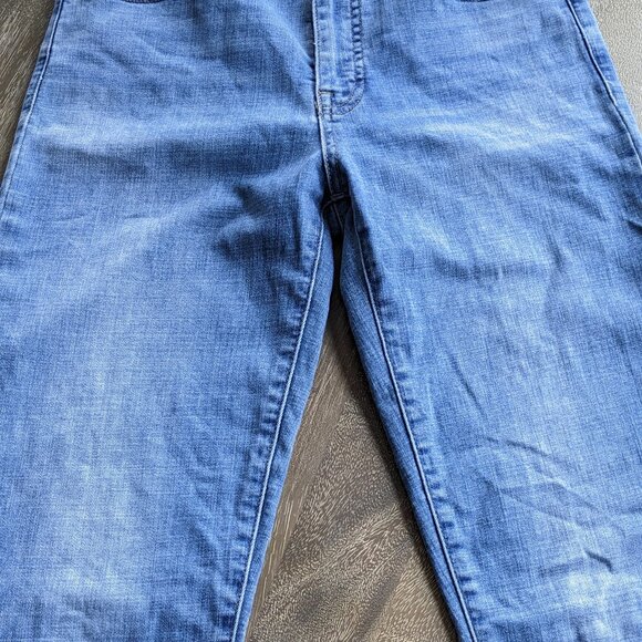 Lucky Brand High Rise Skinny Bridgette, Light Wash Distressed Jeans, Size 6/28 - Picture 6 of 9